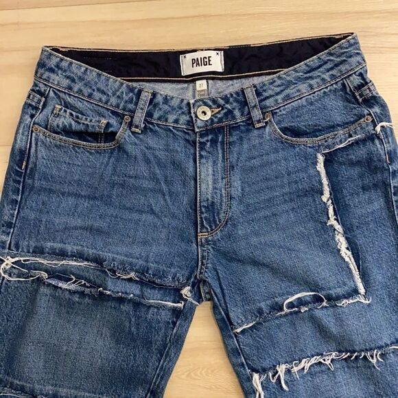 Paige Monica Over Distressed jeans size 27 - Picture 1 of 10